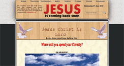 Desktop Screenshot of jesus-is-coming-soon.org